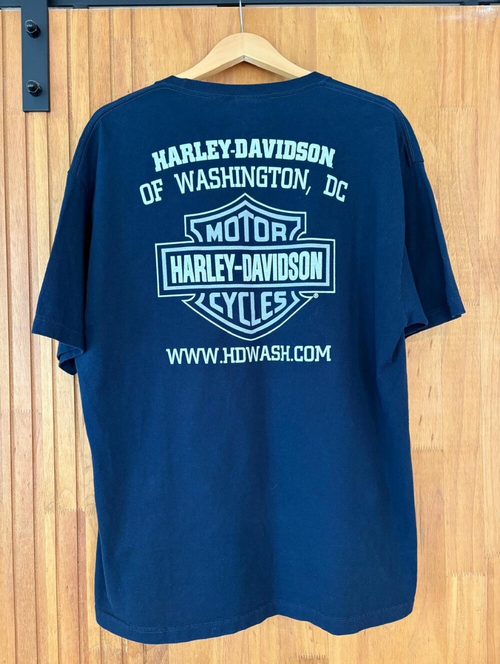 Harley-Davidson Short Sleeve Tee with Logo-Washington DC